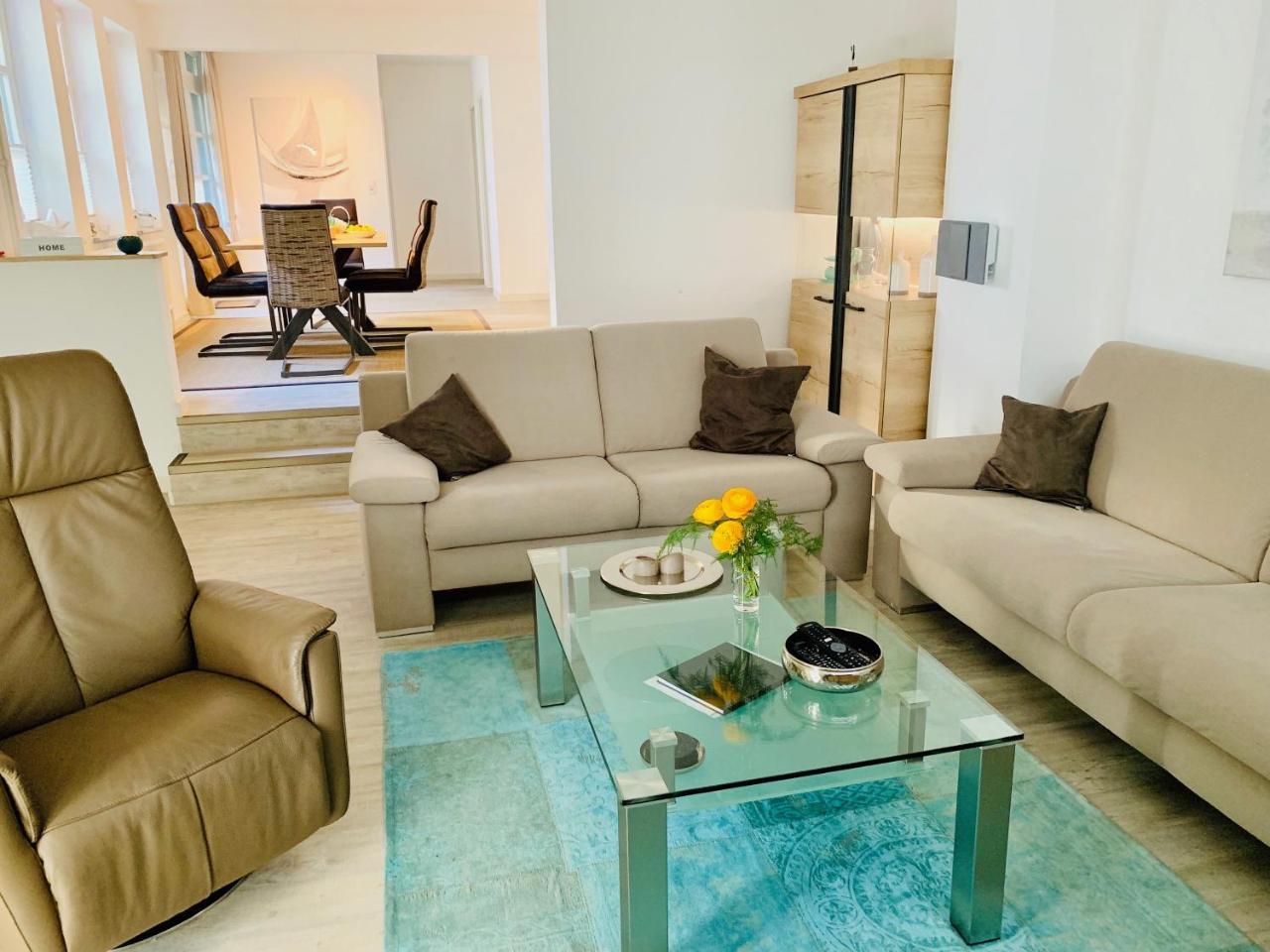 Fewo1846 - Atrium - Luxurioese Wohnung Mit 3 Schlafzimmern Und Balkon Im Stadtzentrum Flensburg Luaran gambar
